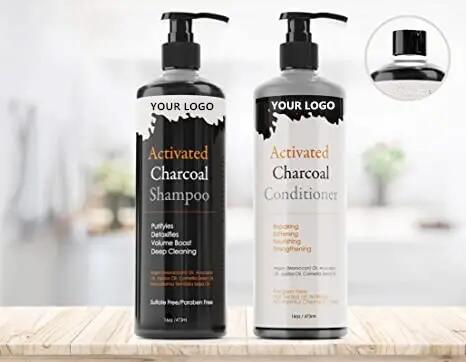 Detox Brighten Charcoal Men Hair Shampoo And Conditioner