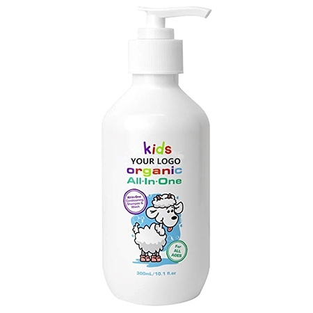 goat milk amino acid shampoo protein softening anti itch baby body wash & shampoo 2-in-1