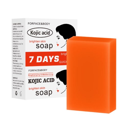 Hot Sale Natural Formula Skin Brightening Reduce Dark Bar Bath Soap Original Tumeric & Kojic Acid Soap