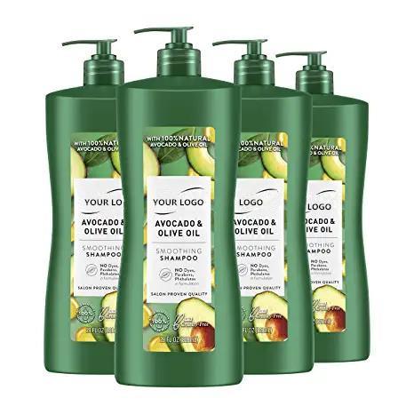 oem odm anti dandruff frizzy curly olive oil hair shampoo hair salon