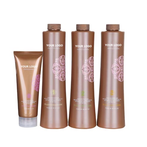 organic keratin treatment brazilian strengthening hair salon use anti frizz hair care set brazilian treatment for hair